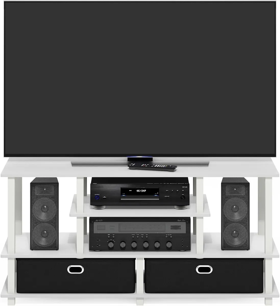 TV Stand 4-Tier Entertainment Centre Console - Image 4