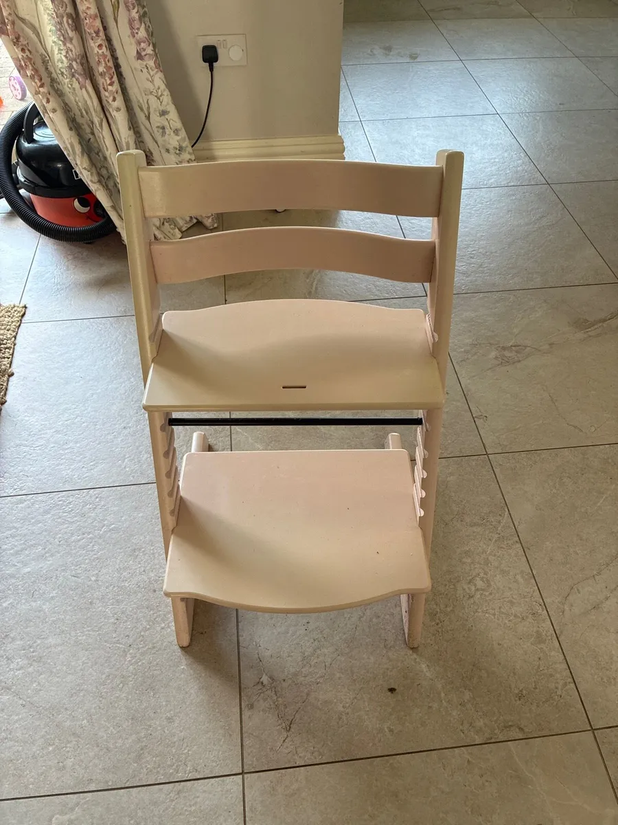 Stoke Tripp Trapp High chair with baby set- wood - Image 2