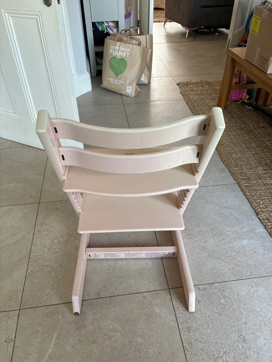 Stoke Tripp Trapp High chair with baby set- wood - Image 4