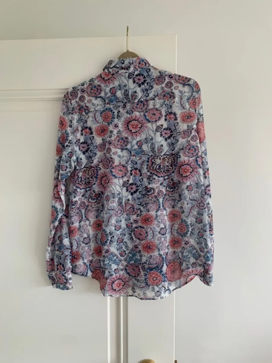 Marella - Blue Patterned Shirt - Image 2