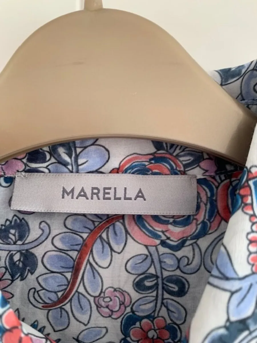 Marella - Blue Patterned Shirt - Image 3