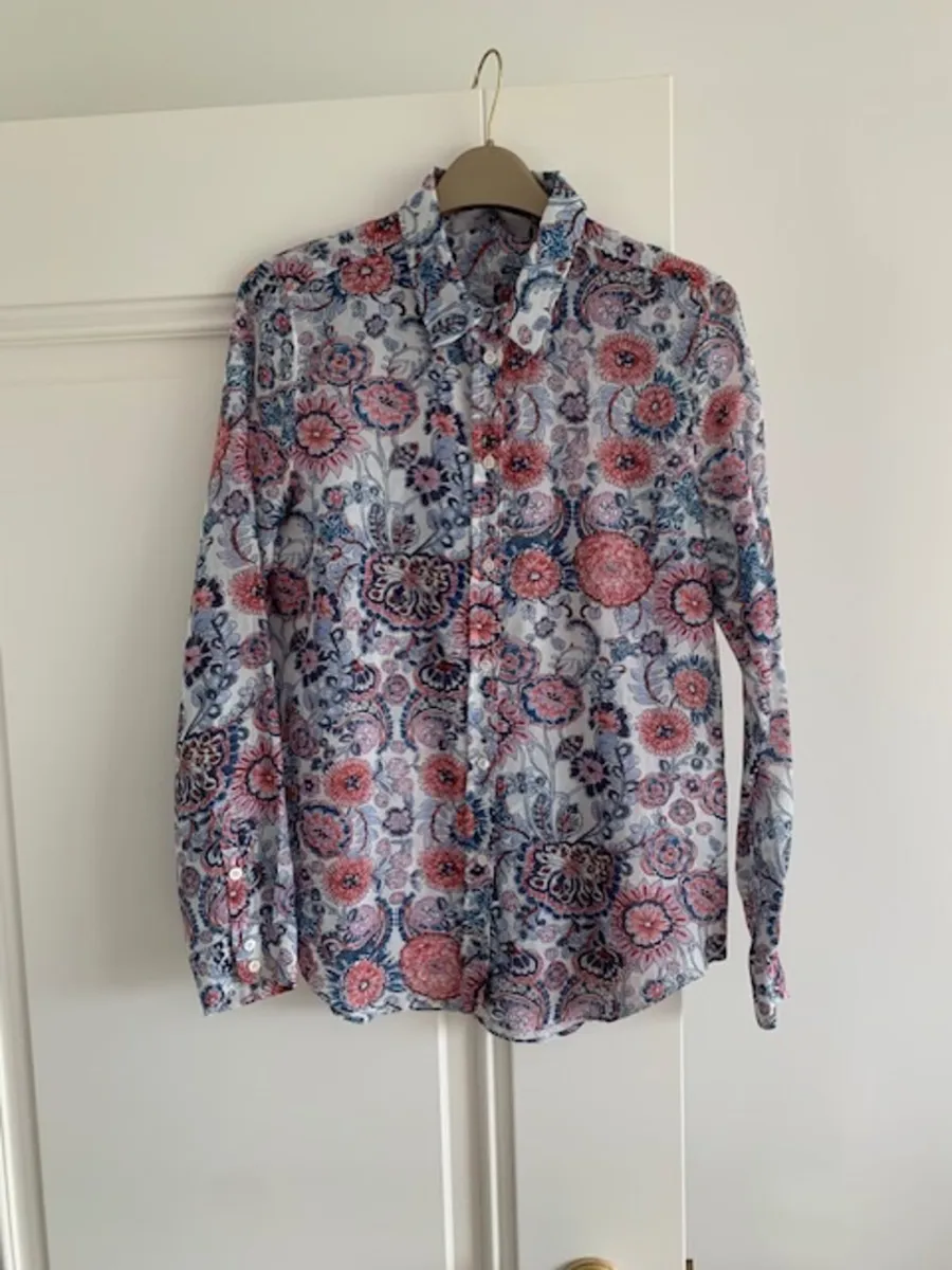 Marella - Blue Patterned Shirt - Image 1