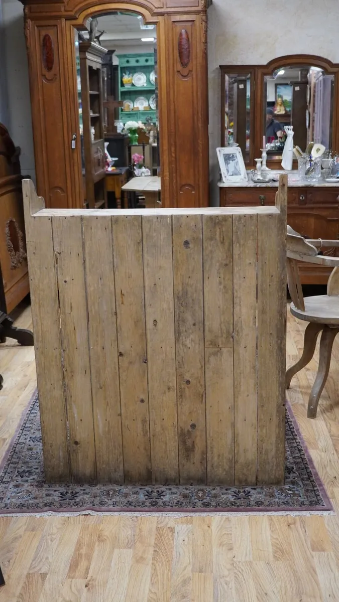Victorian Pine Open Bookcase/Kitchen Dresser Rack - Image 4