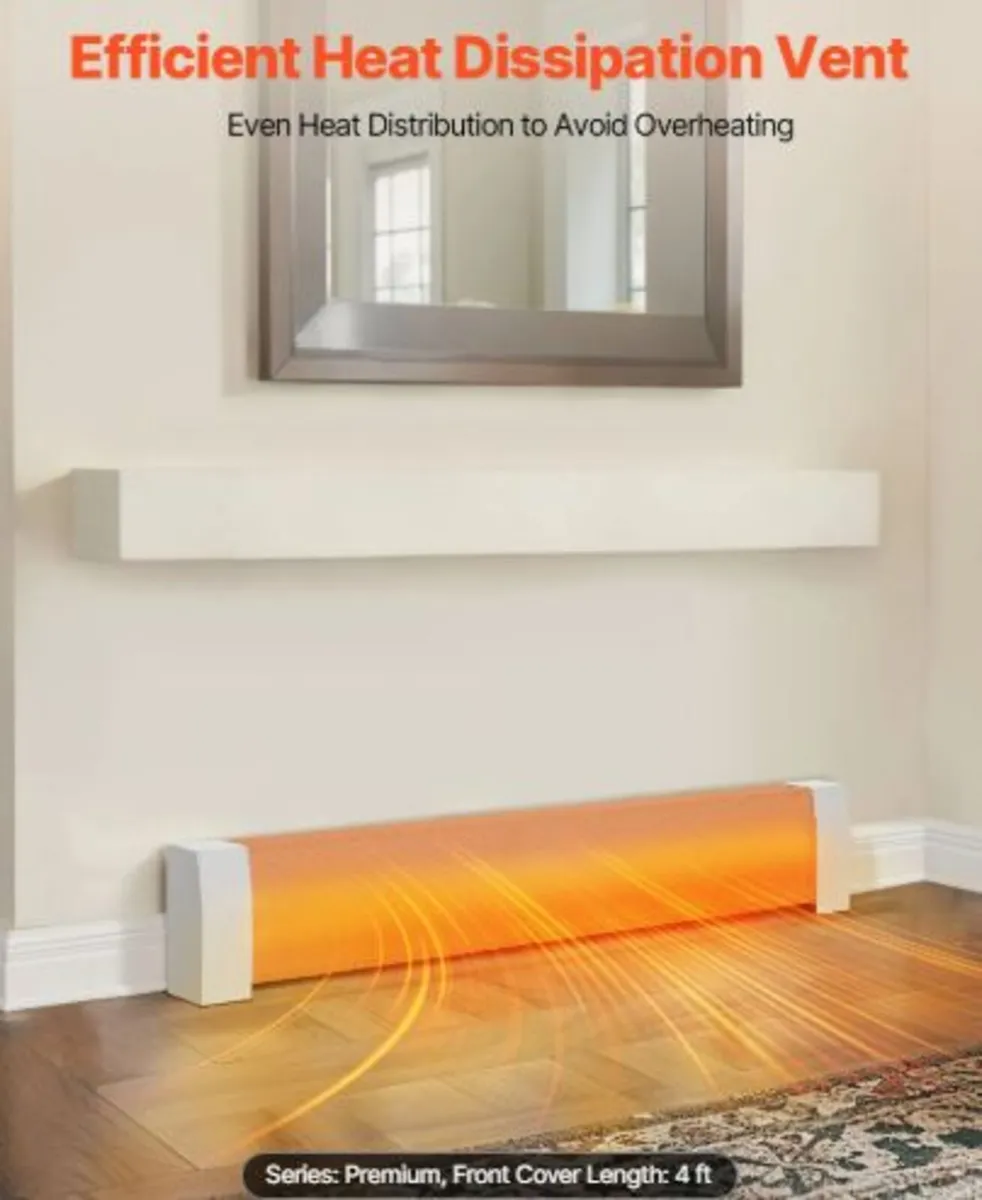 Baseboard Heater Covers, Premium Series 1222 mm - Image 2