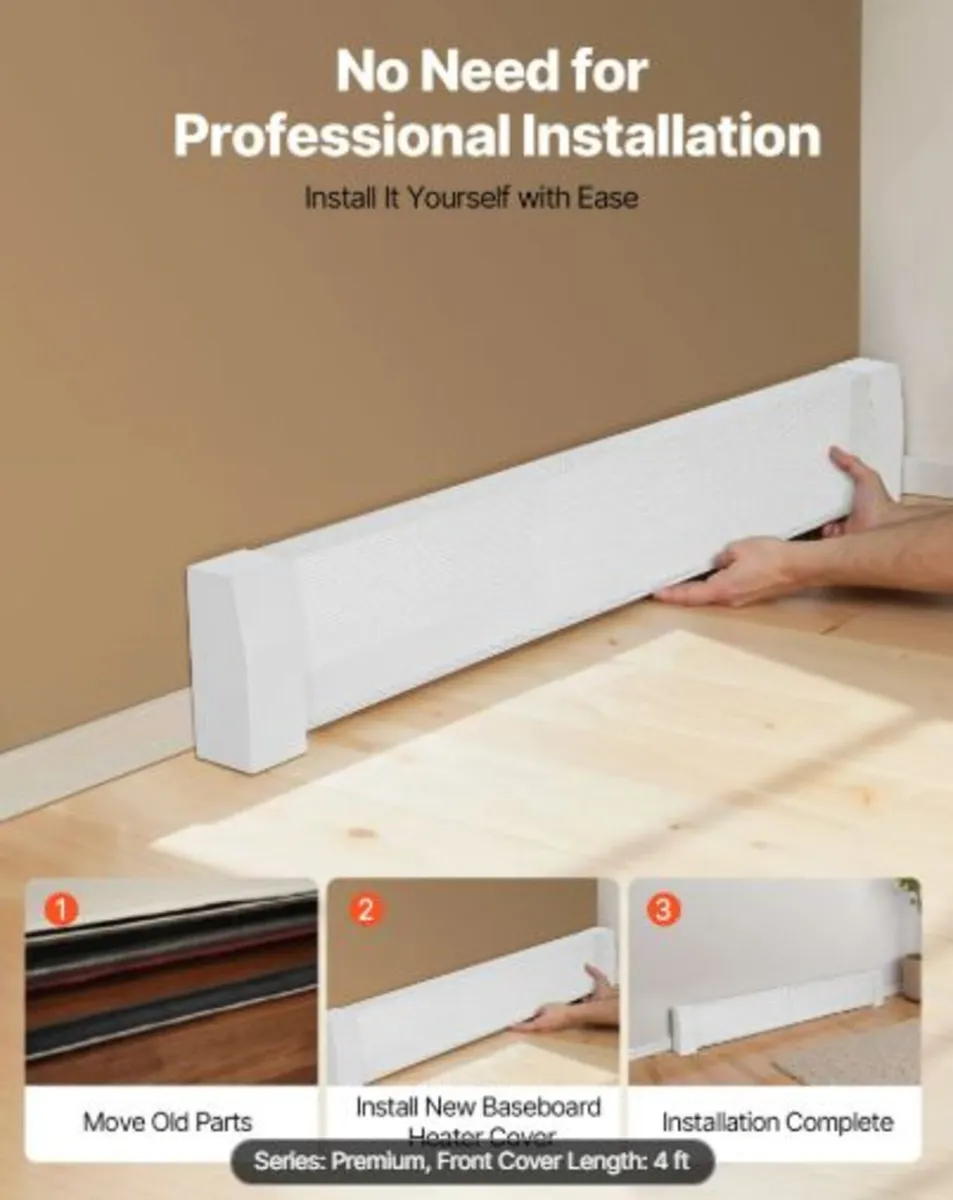 Baseboard Heater Covers, Premium Series 1222 mm - Image 3