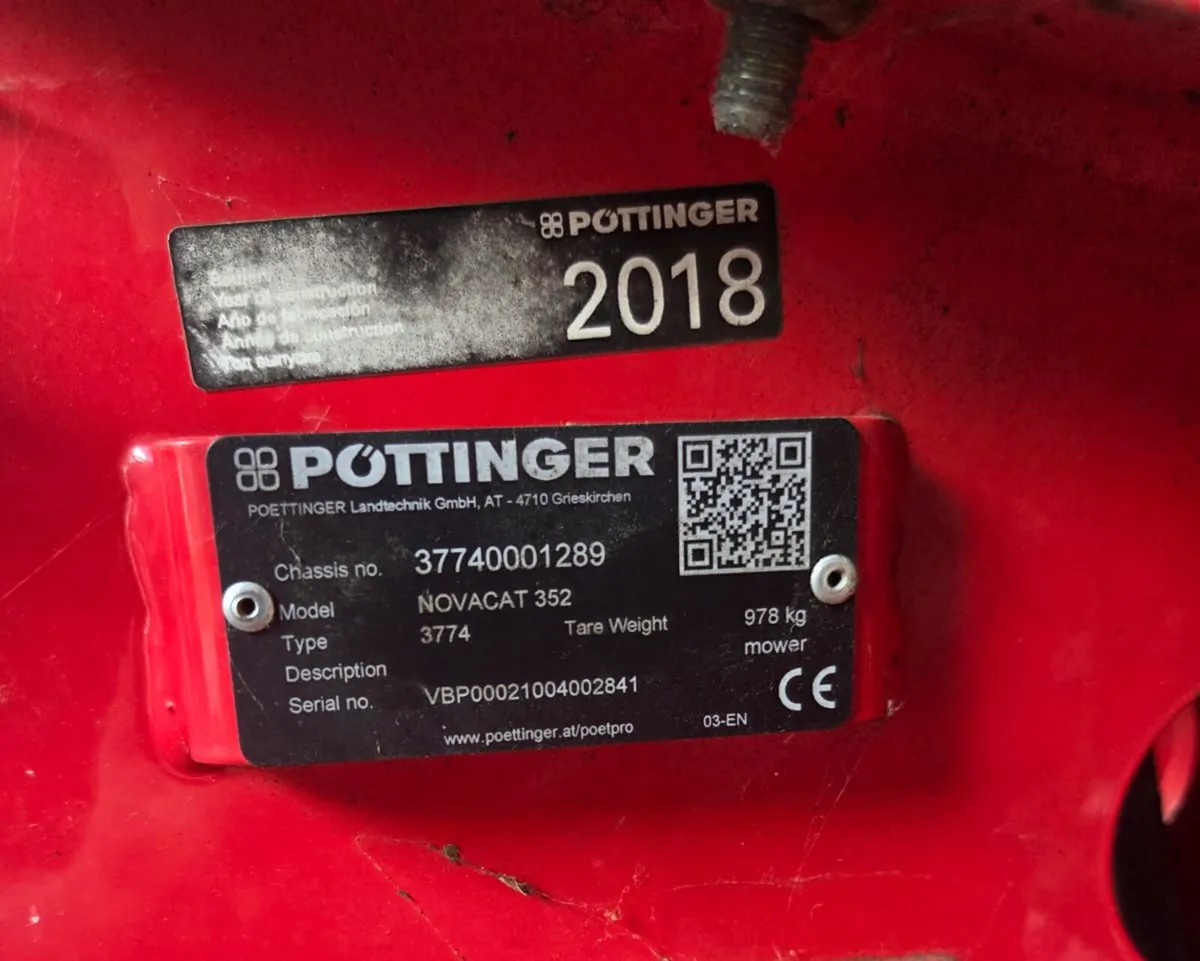 POTTINGER NOVACAT 352 MOWER - in Co Mayo - Image 2