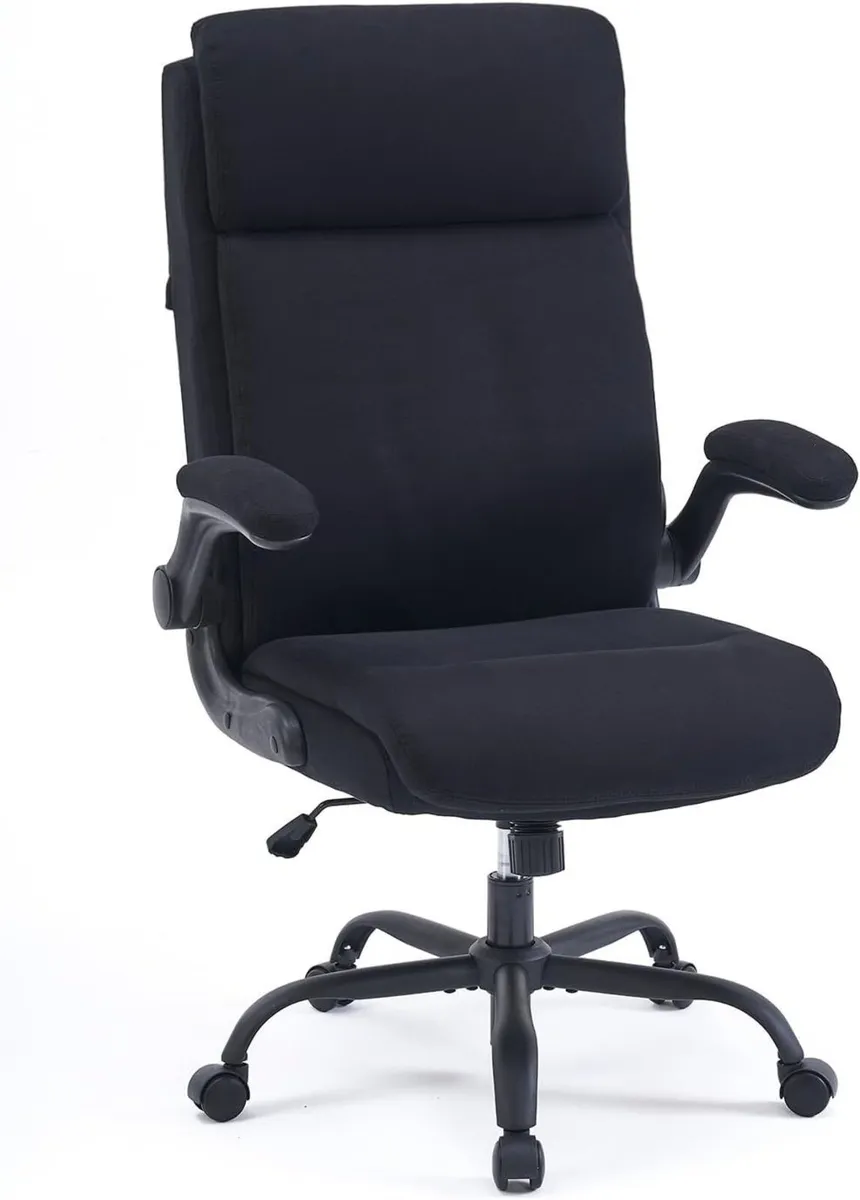 Fabric Office Chair Ergonomic Desk Chairs for Home - Image 1