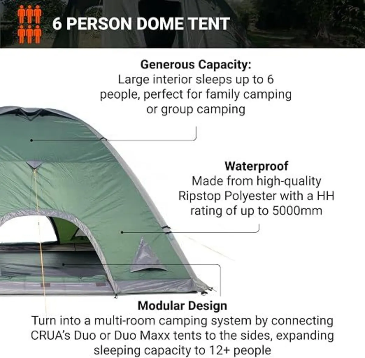 Crua Clann Modular tent system - Image 1