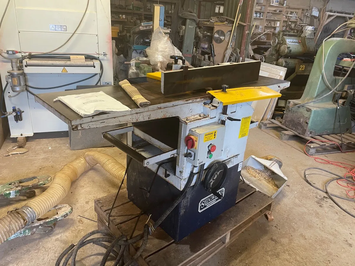 Sedgwick 12” planer thick. Ex school - Image 3