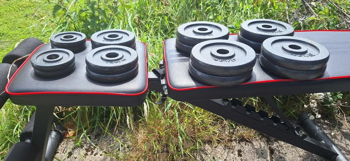 weights bench and weights - Image 3