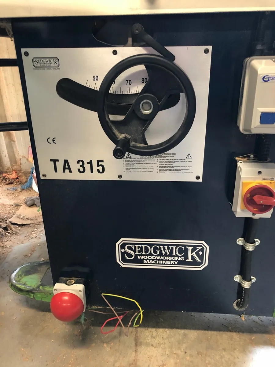 Sedgwick ta315 table saw,ex school - Image 2
