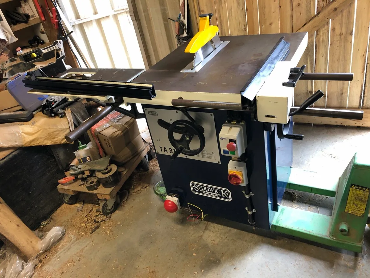 Sedgwick ta315 table saw,ex school - Image 3