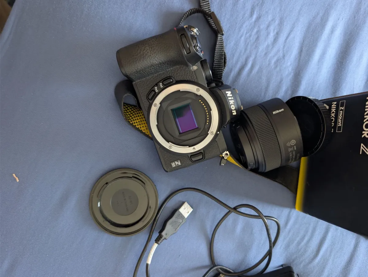 Nikon z50 with Nikkor 40mm f2.8. Mint condition