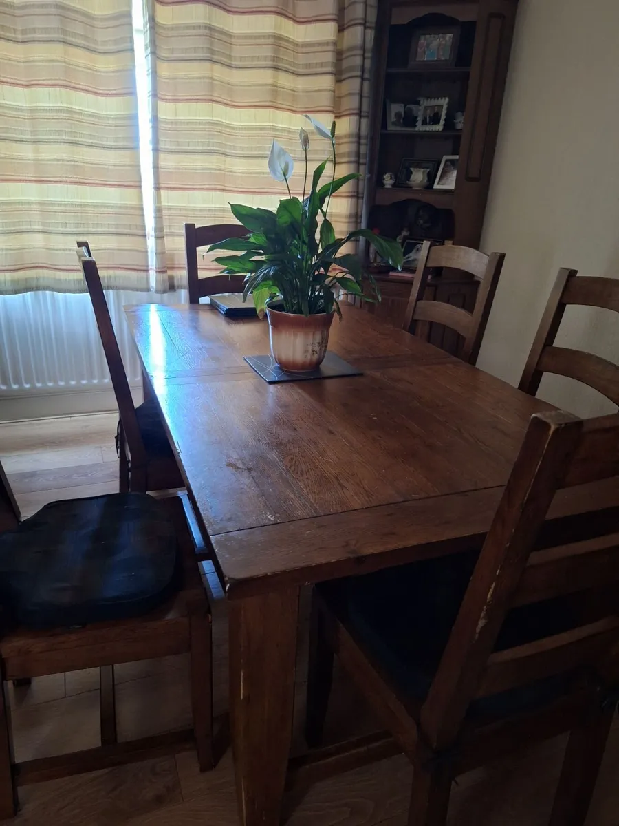 Dining room table 6 chairs - Image 1