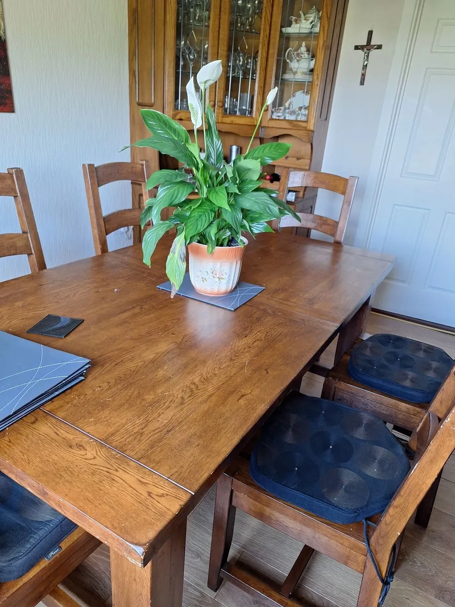 Dining room table 6 chairs - Image 2