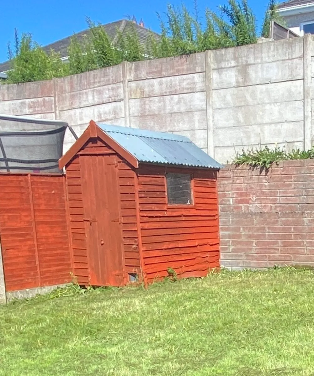 6 x 4 Garden Wooden Shed Free - Image 1