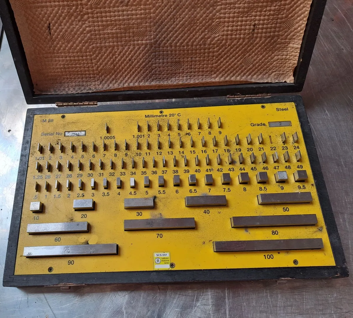 Set of slip blocks/gauges
