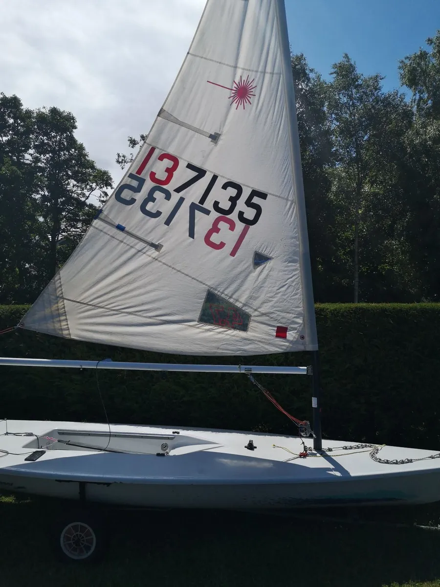 Lazer sailing dinghy - Image 1
