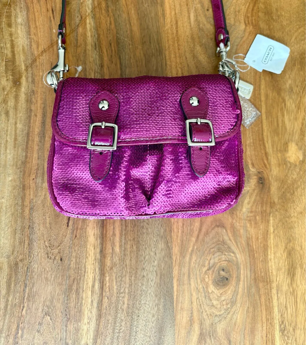 Coach Poppy Sequin Crossbody Bag - Image 3