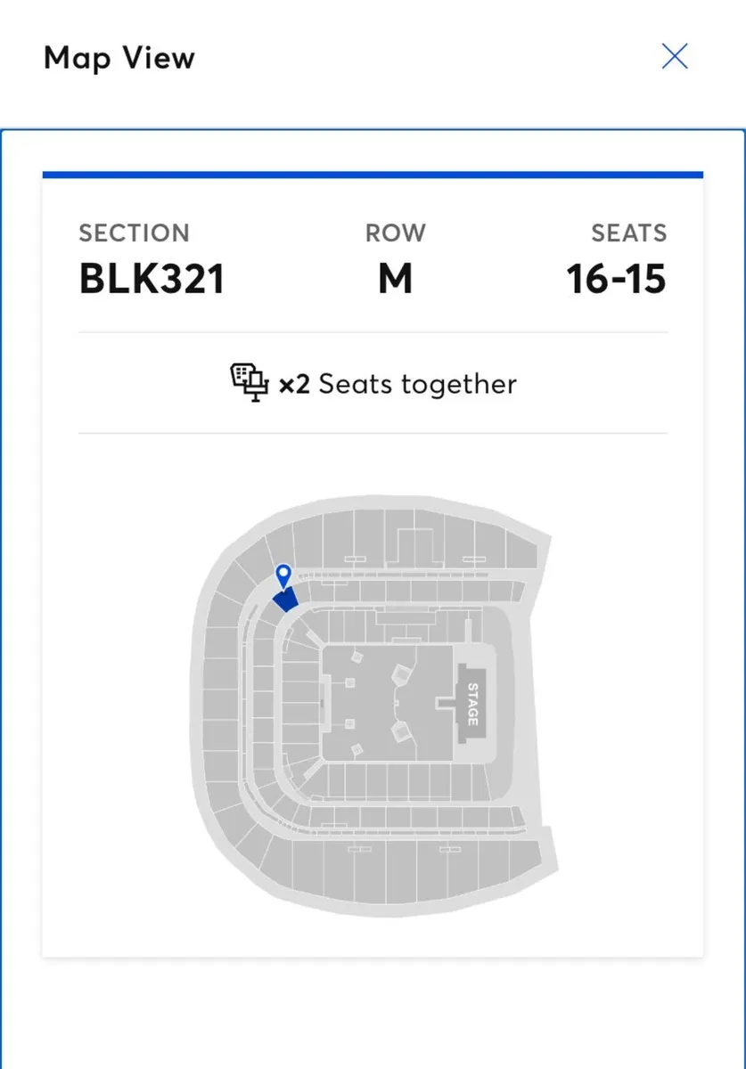 2 West Stand Premium Dermot Kennedy  - Sat July 11 - Image 2