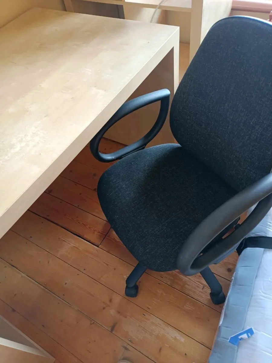 Desk and chair