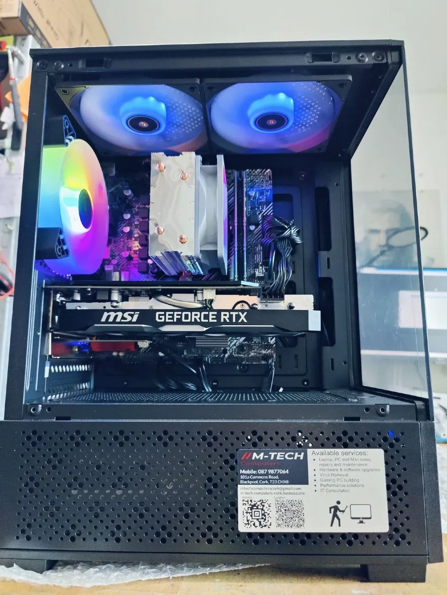 Fast Custom Gaming PC Intel i7/32GB RAM/RTX 2060/S - Image 2