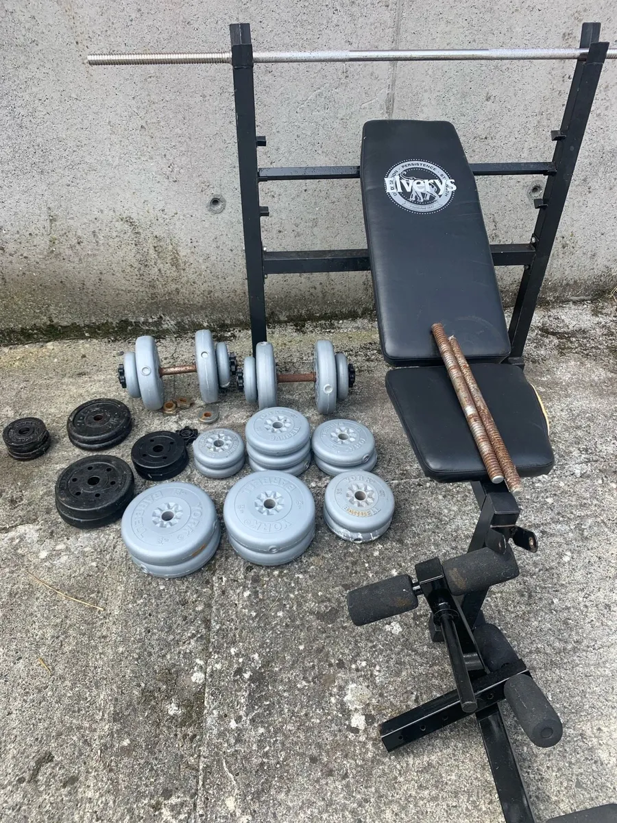 Bench and weights