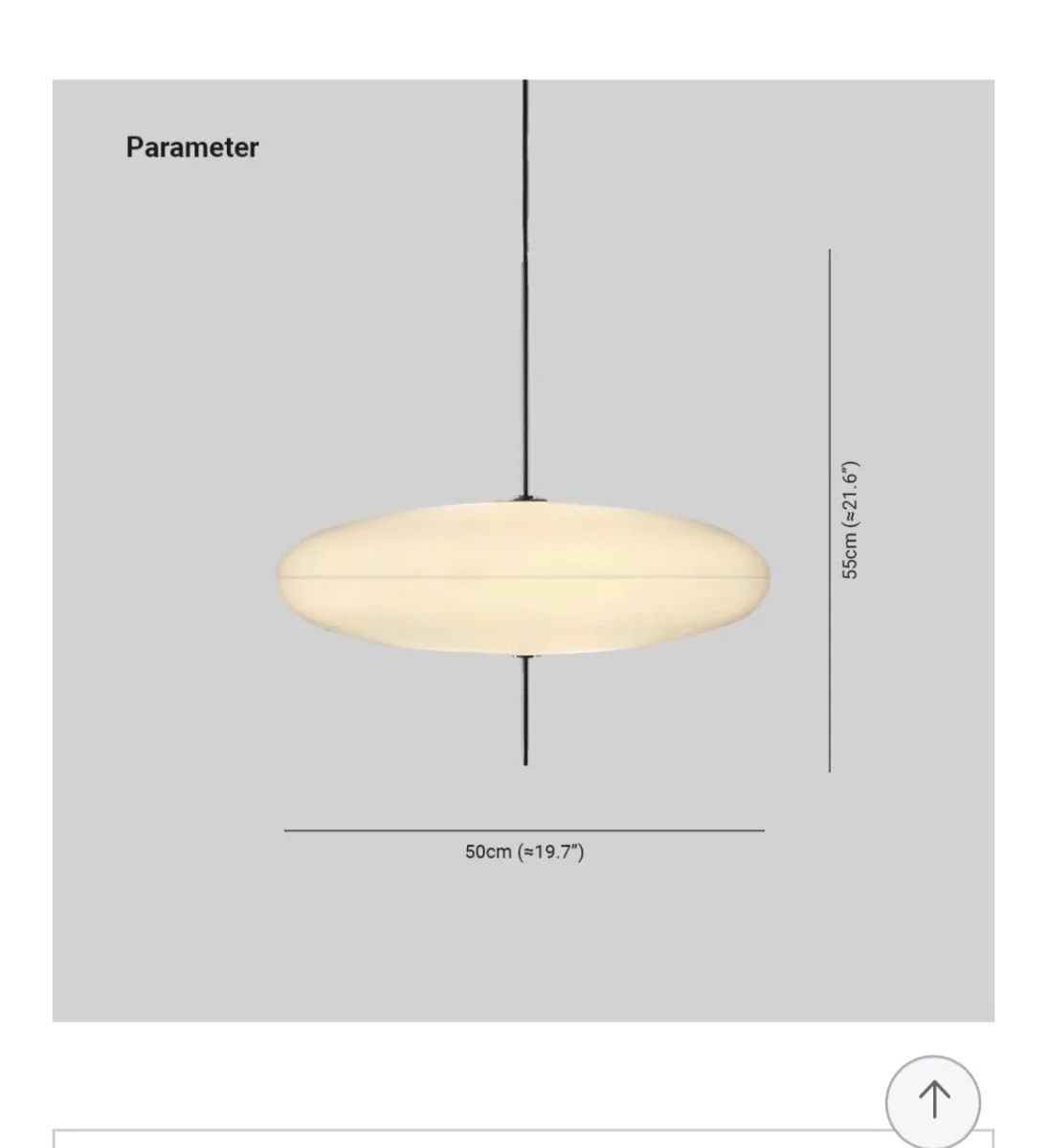 Nordic Modern Oval Pendant x 2 - Image 4