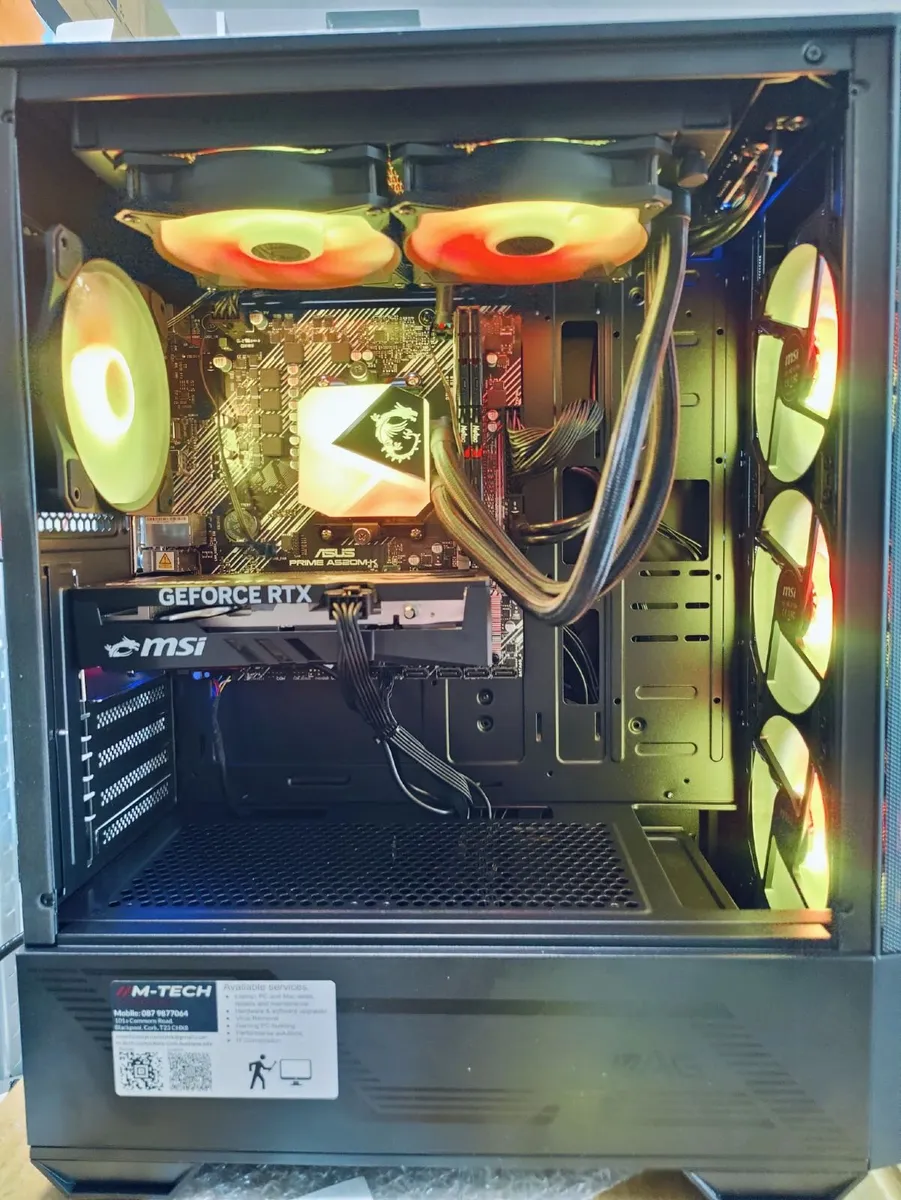 Custom Built Gaming PC Ryzen 7/32GB/1TB SSD/RTX 50 - Image 3