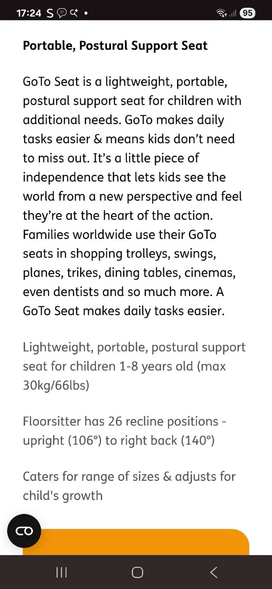Special needs go to seat - Image 4