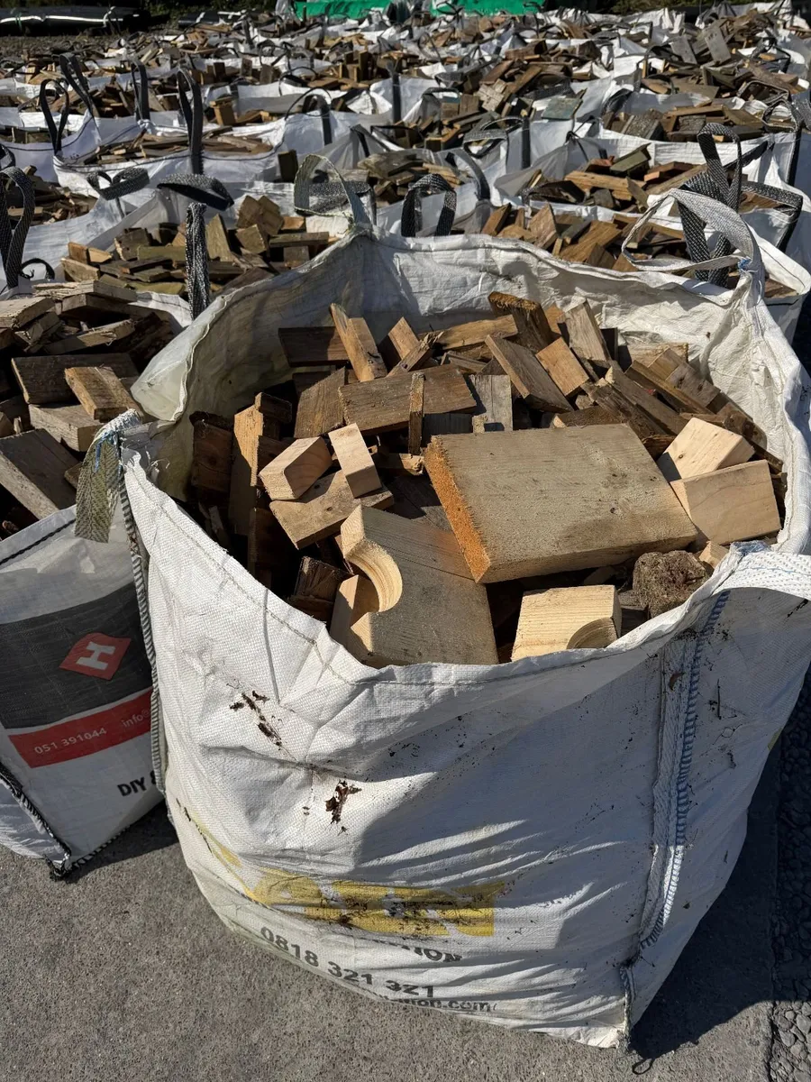 Kindling Firewood 56  x 1 ton Bags Job Lot - Image 2