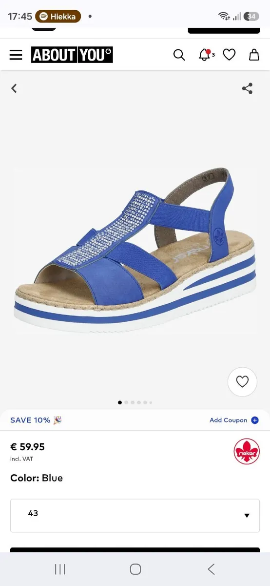 Rieken Sandals BRAND NEW - Image 2