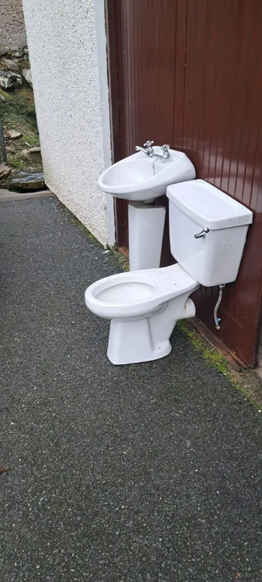 Toilet Bowl + Cistern, Wash Hand Basin + Pedestal - Image 2