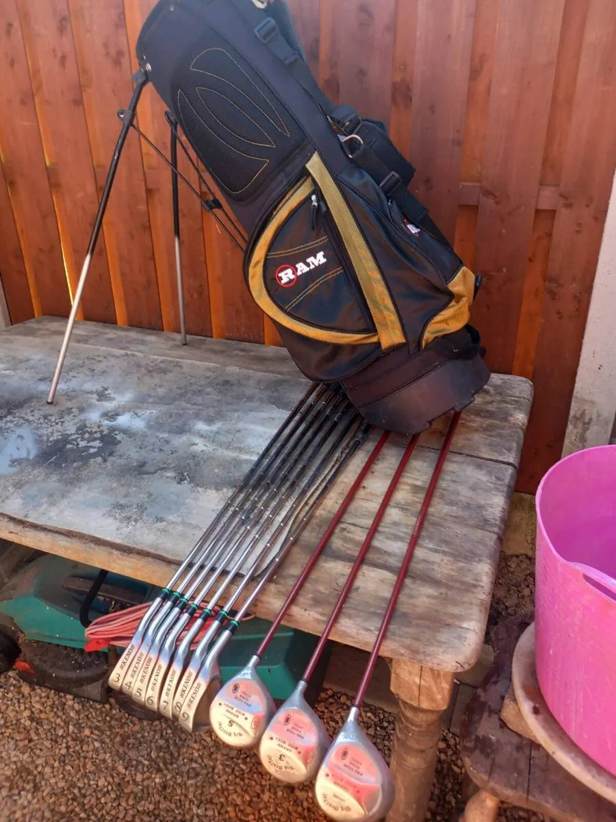Women's Golf clubs and bag with stand - Image 2