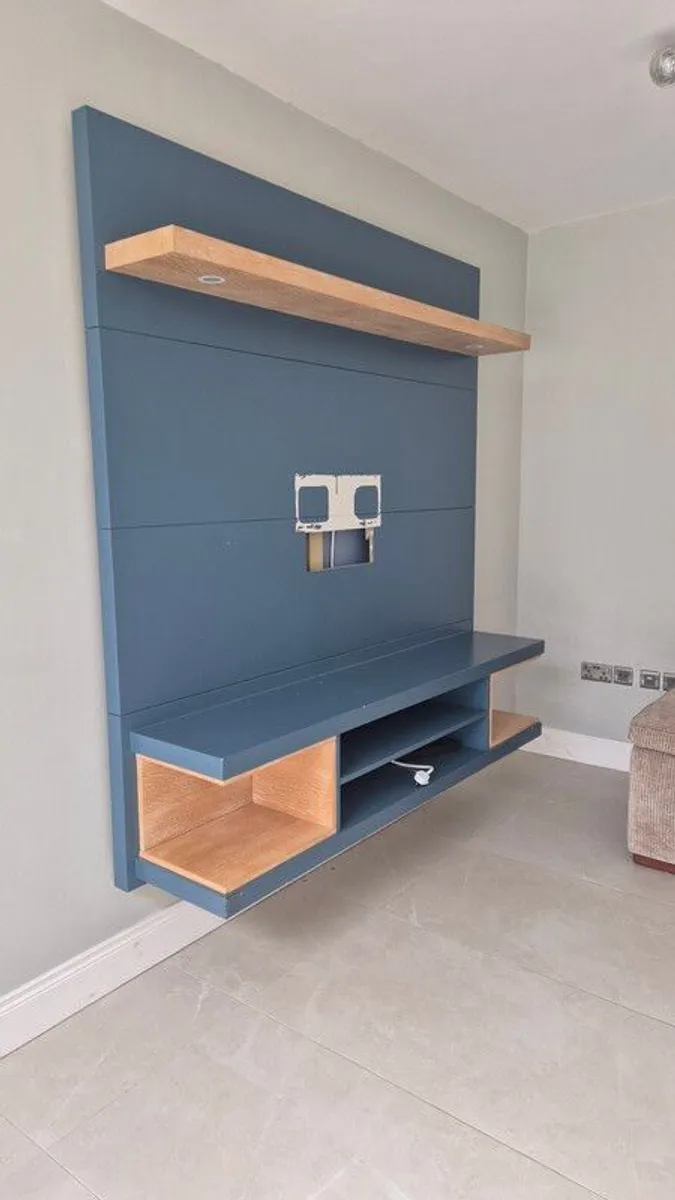 Bespoke wall mounted TV unit/ media wall - Image 2