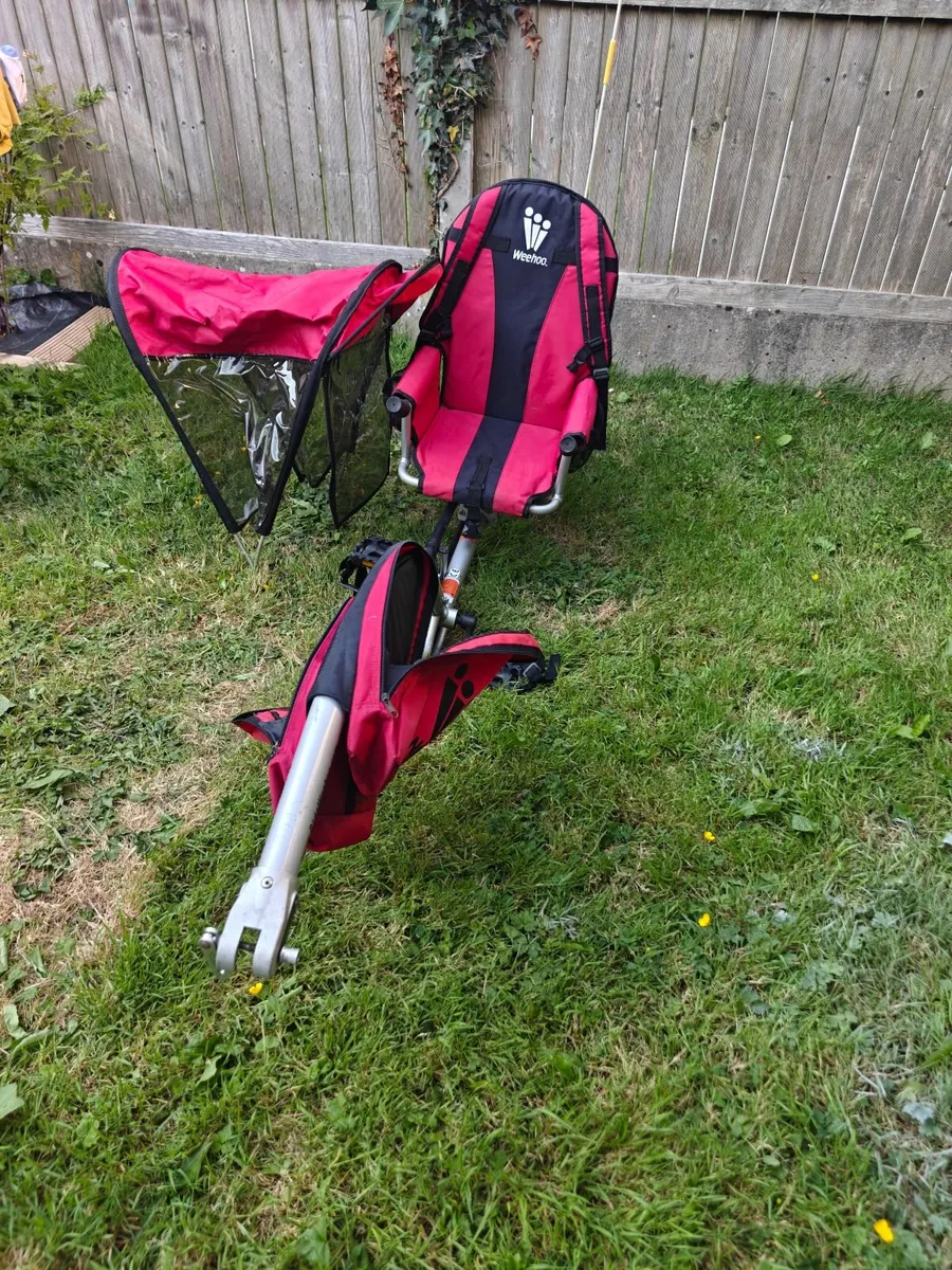 Weehoo TURBO Bike Trailer + Rain Cover Included! - Image 4