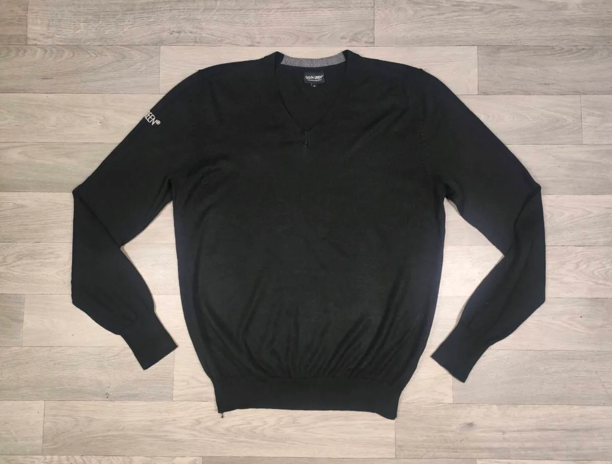 Galvin Green Wool Blend Golf Jumper Mens Medium - Image 1
