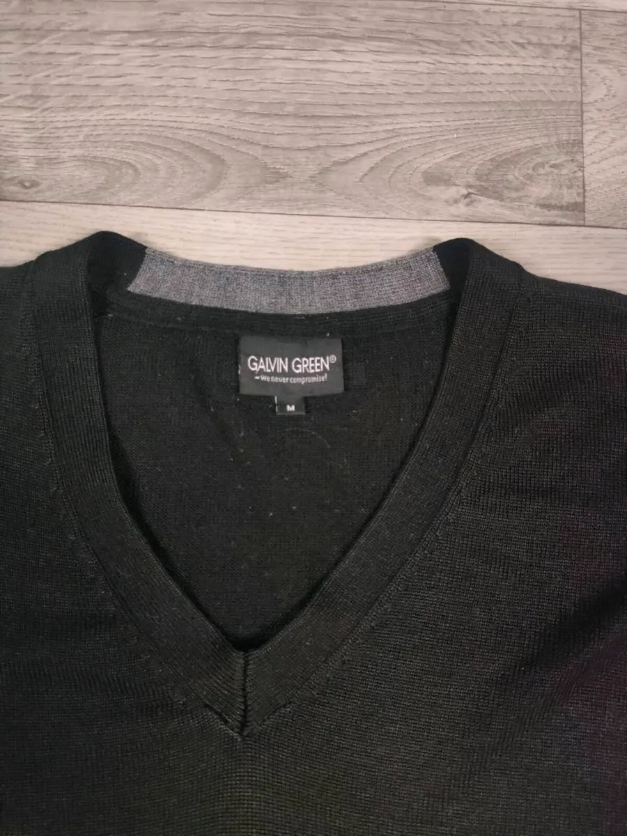Galvin Green Wool Blend Golf Jumper Mens Medium - Image 4
