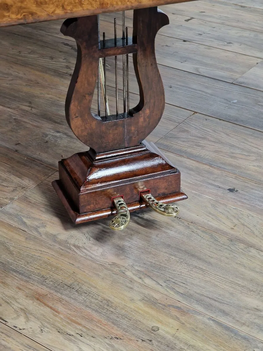 Schiedmayer Grand Piano Burr Walnut - Image 2