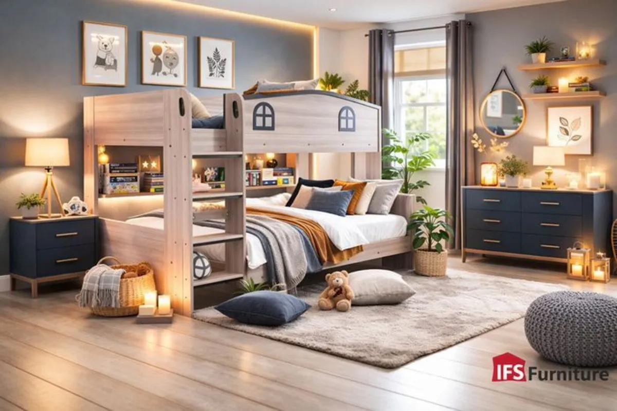🛏️ NEW Quad Bunk Bed – 2 x  4ft Doubles Free del - Image 2