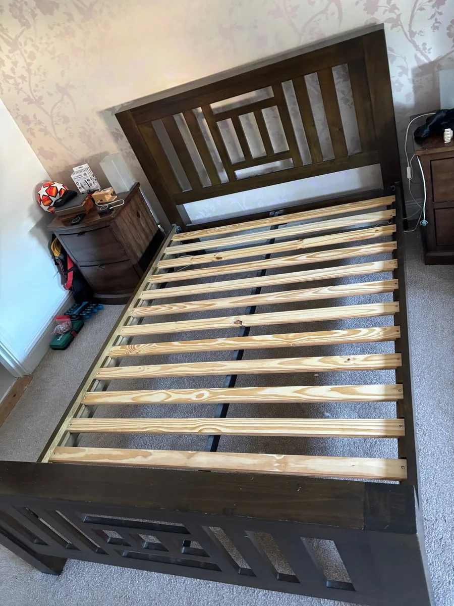 Double Wooden bed frame - Image 3
