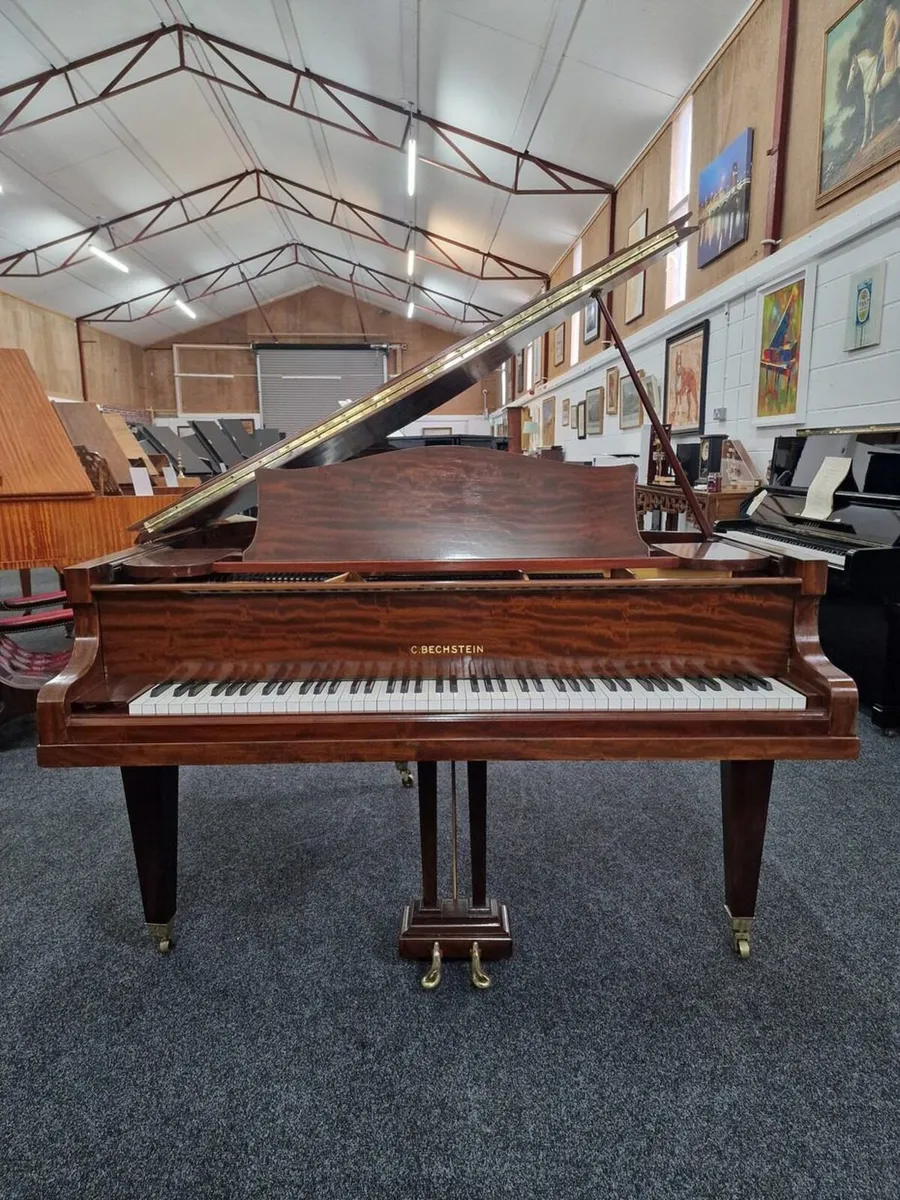 C.Bechstein Baby Grand Piano | Rich Figured Mahog - Image 4