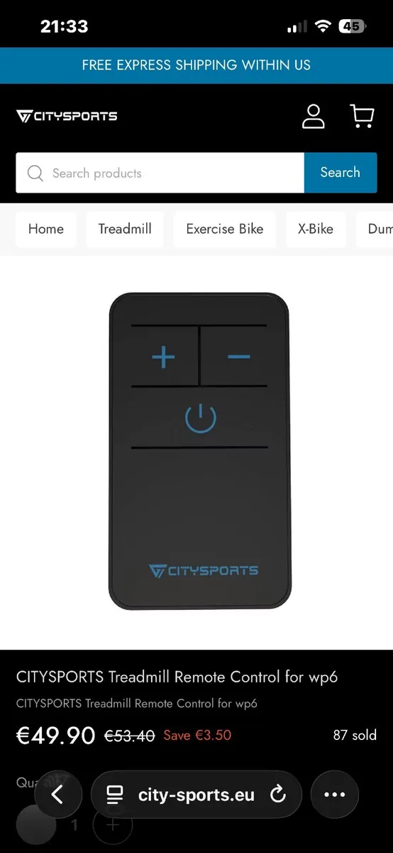 City sports walker & remote control - Image 2