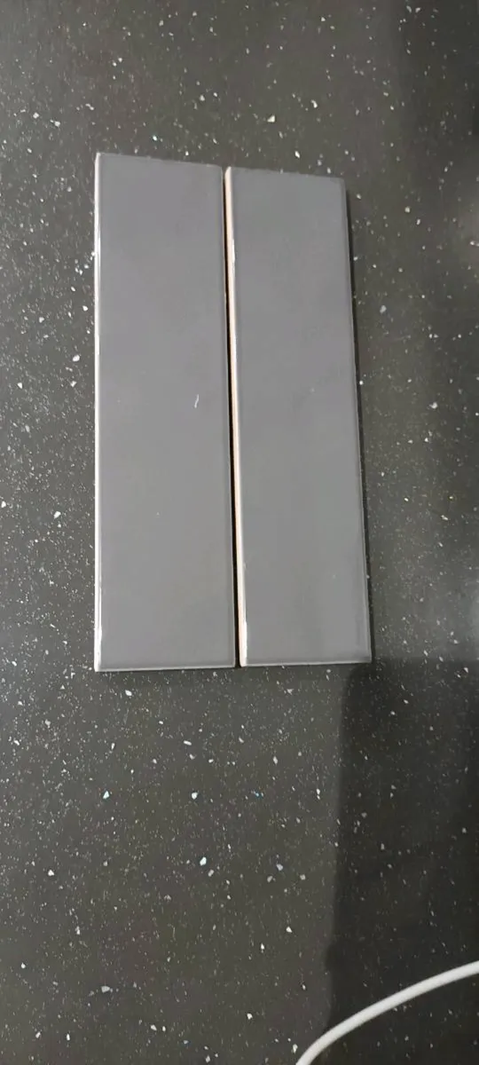 15m2 Equipe gloss grey wall tile - Image 2