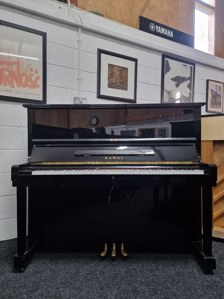 Kawai Upright Piano | KU-2D |  Polished Black - Image 1
