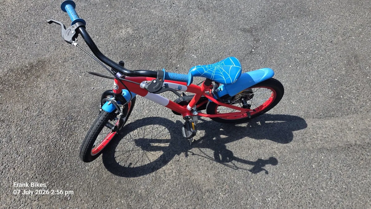 Spider-Man Kids Bike 16" Alloy Wheels - Image 3