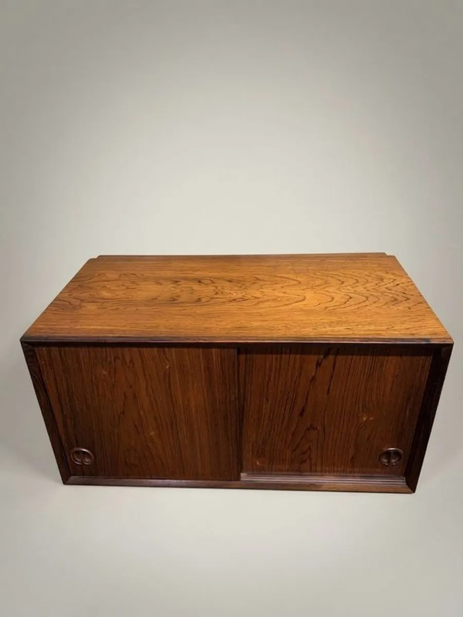 Scandinavian Mid-Century Wall Shelving Unit in Rosewood - Image 2
