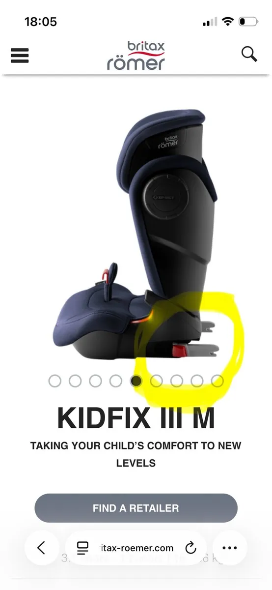 Britax high back booster car seat - Image 3