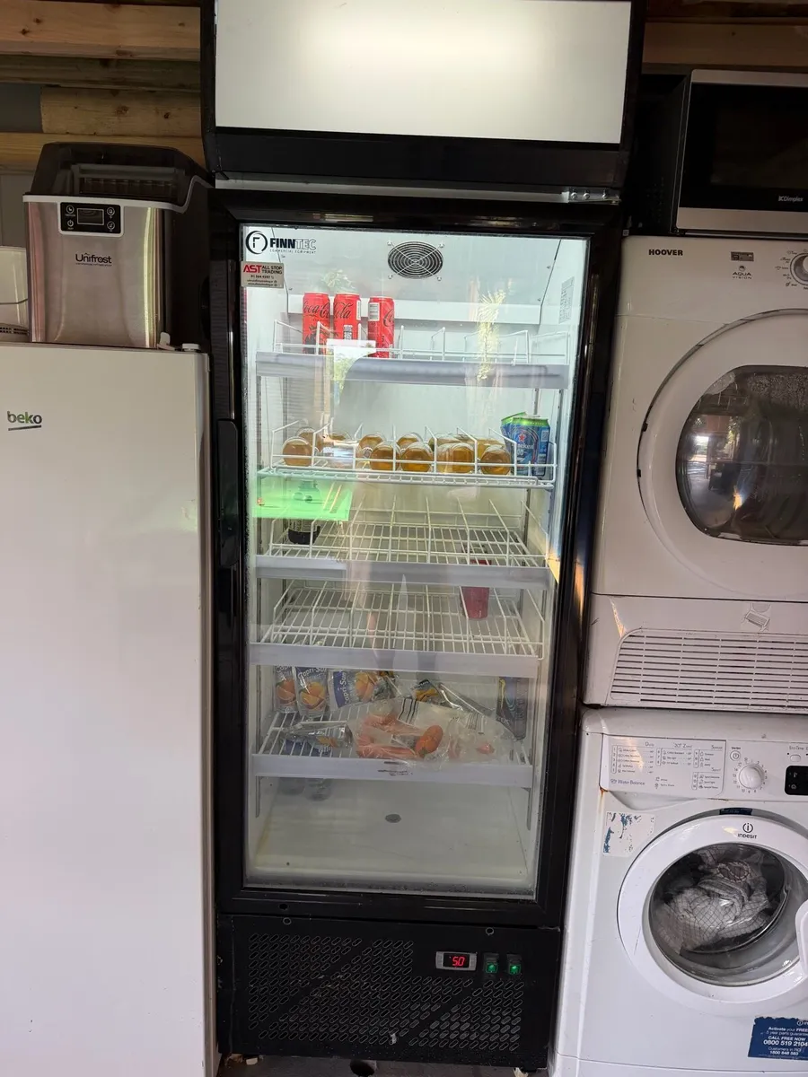 Glass door display fridge