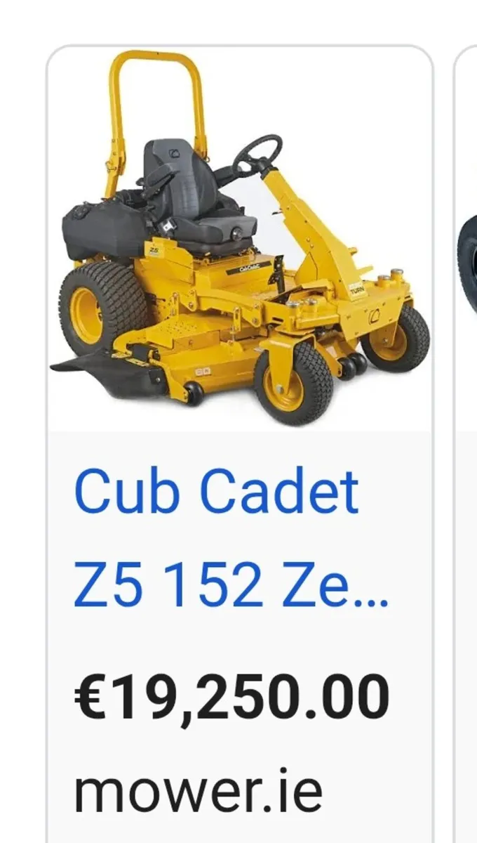 60" 4WS Zero Turn Cub cadet - Image 2